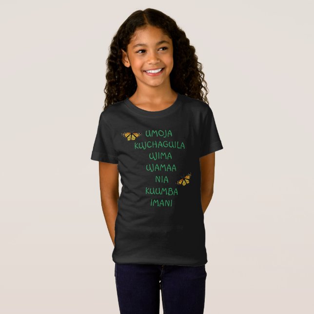 Princípios de Kwanzaa, Camiseta (Frente Completa)