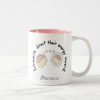 Princípios introvertidos: Caneca cor-de-rosa