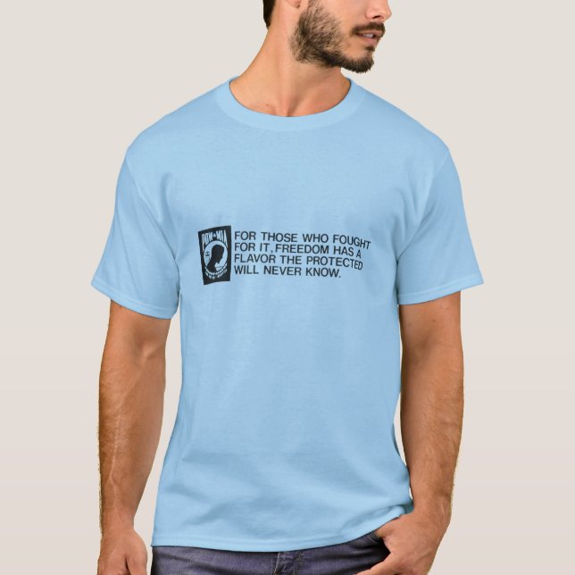 Prisioneiros de guerra, desaparecidos no t-shirt (Frente)
