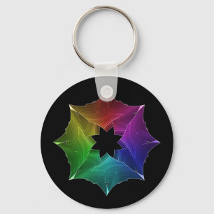 Prism Snowflake chaveiro