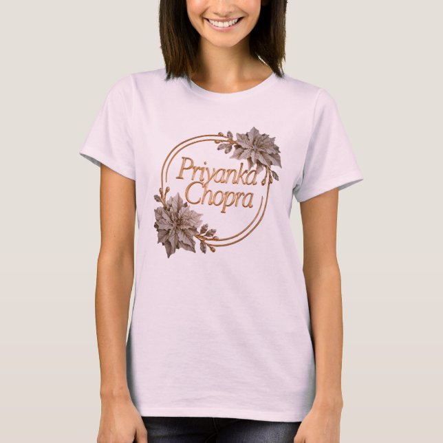 Priyanka Chopra Bollywod T-Shirt (Frente)