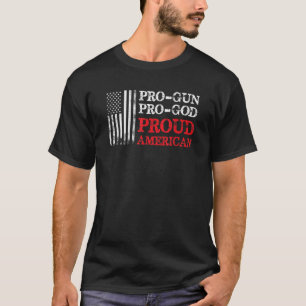 PRO GUN PRO DEUS ORGULDADOR AMERICANO Camisa
