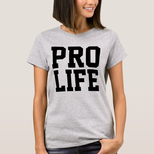 PRO LIFE Damas T-shirts (Frente)