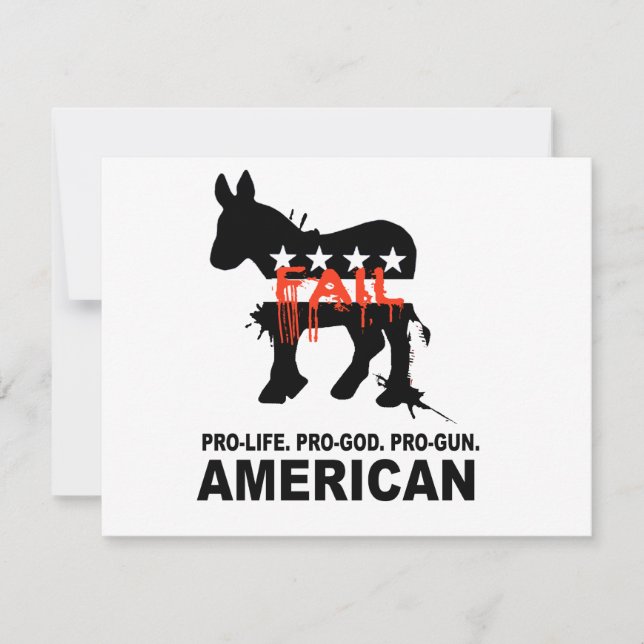 Pró-vida. Pró-Deus. Pro-Gun Americano (Frente)