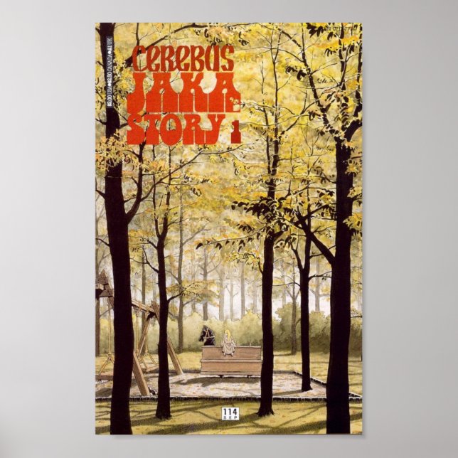 Problema Cerebus nº 114 impressão (Frente)