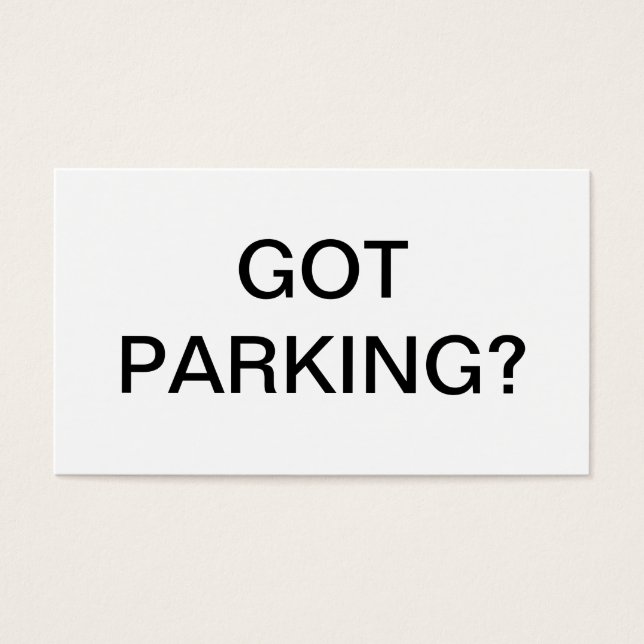 Problema de estacionamento (Frente)