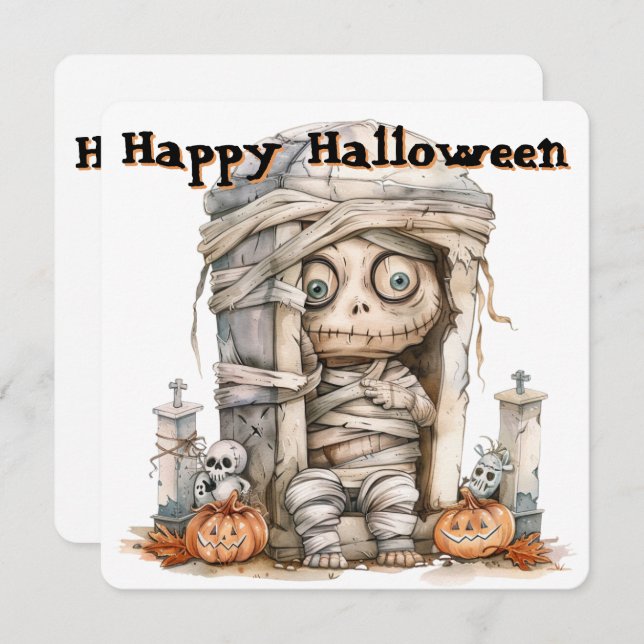 Problema Tombside - Múmmy Mishead & Mini Monstros (Frente/Verso)