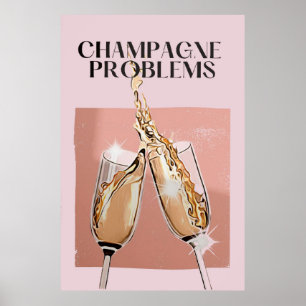 Problemas de champanhe Poster