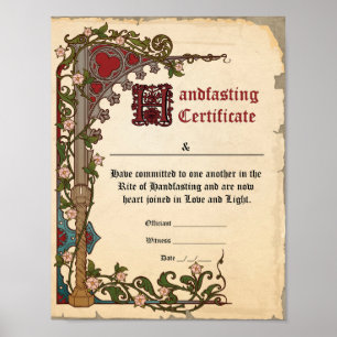 Processando Poster de Certificado - Medieval