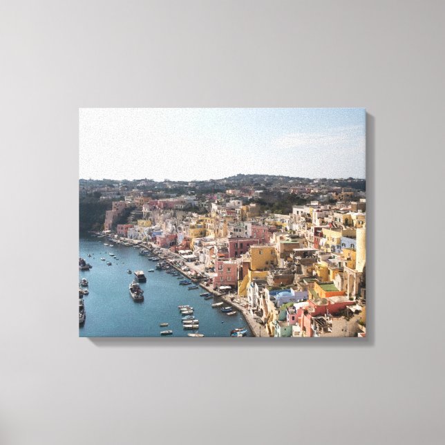 Procida Itália Canvas Print (Frente)