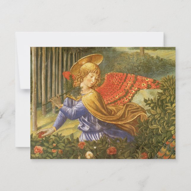 Procissão dos Magos Anjo por Benozzo Gozzoli (Frente)