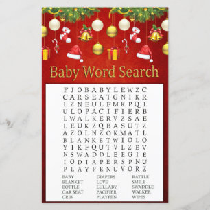 Procura de Palavras para Decoração de Natal Baby S