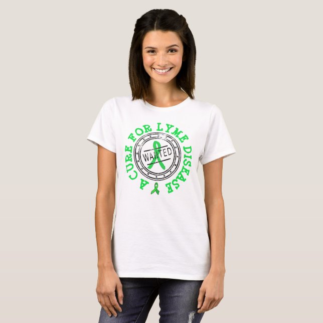 Procurado: Uma Cura para a Doença de Lyme Camisa (Frente Completa)