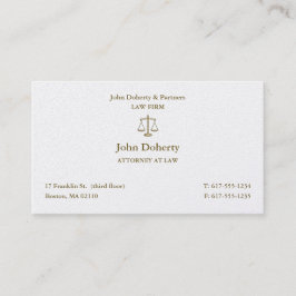 Procurador-Geral | Elegante Lawyer Cartão de visit