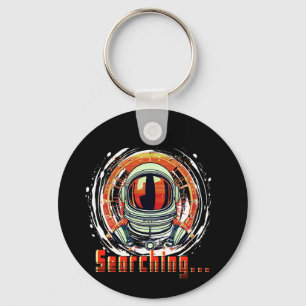 Procurando… Porta-Chaves de Retrato de Astronauta