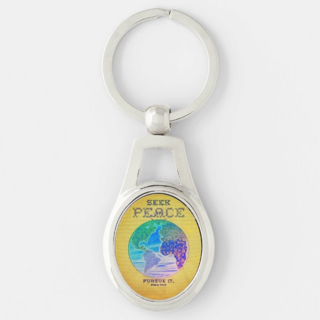 Procure a Chaveiro de Escritura de Paz (Frente)