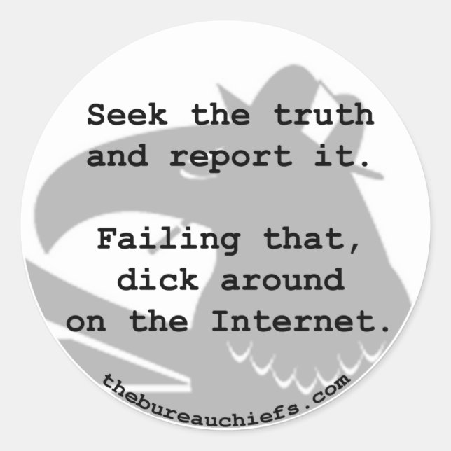 Procure o adesivo da Verdade (Frente)