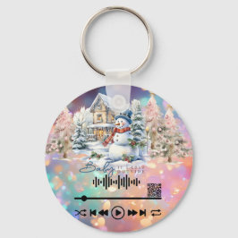 Procure por Spotify, "Frio fora" Chaveiro
