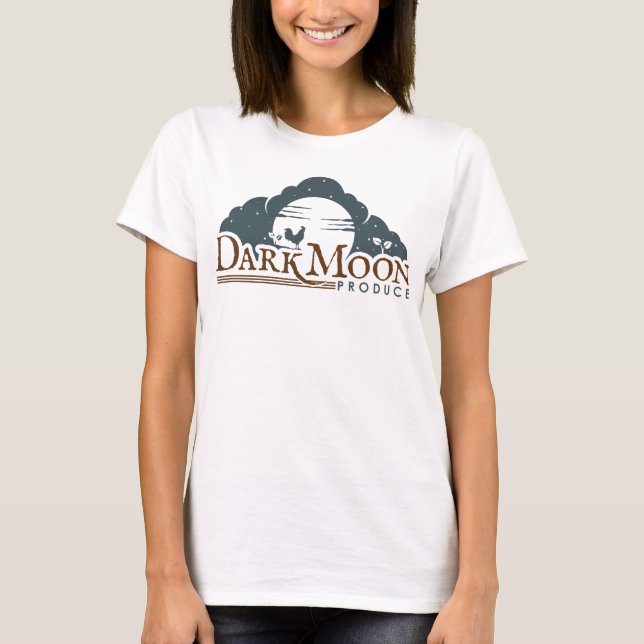 Produção de Lua Escura - Camiseta de Marca Básica  (Frente)