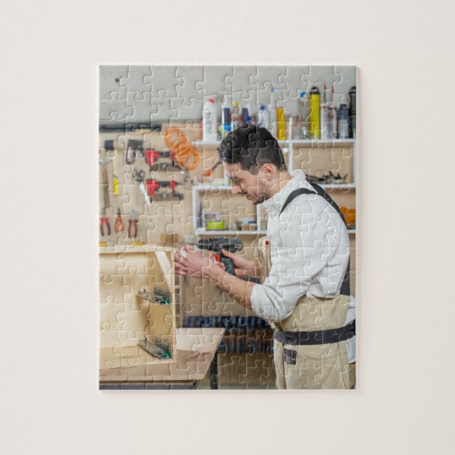 Produção de Mobiliário de Quebra-cabeça I em pintu (Vertical)