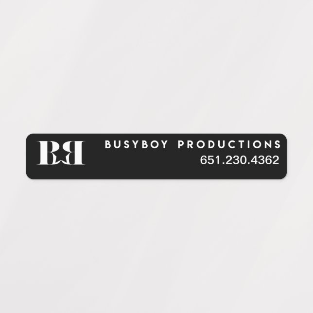 Produções BusyBoy etiquetas de engrenagens (Design 4)
