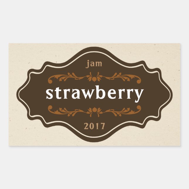 Produto caseiro marmalade com etiqueta de comida d (Frente)