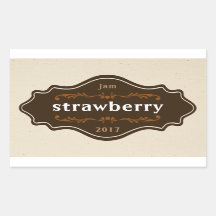 Produto caseiro marmalade com etiqueta de comida d