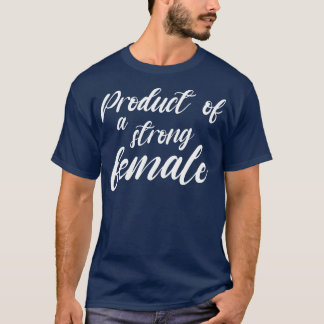 Produto de uma camisa feminina forte Produto de um