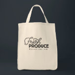 Produto fresco Bolsa de mercearia local<br><div class="desc">Este bolsa da Grocery de Produtos Frescos Local é uma forma excelente de apoiar os seus agricultores locais! Personalize este design com sua cidade e seu estado e preencha-o no próximo mercado de agricultores! Se você estiver interessado no trabalho de arte de uma cor diferente, entre em contato conosco em...</div>