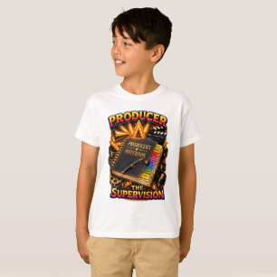 Produtor - A Camiseta do Supervisão para Meninos