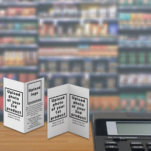 Produtos Empresariais em Pequeno Cartão Branco Dob