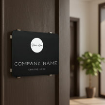 Professional Business Logo Wall Hanging Office