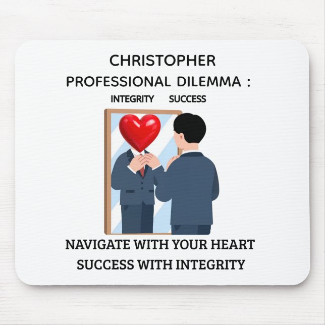 Professional Dilemma Personalized Office Mousepad  (Frente)
