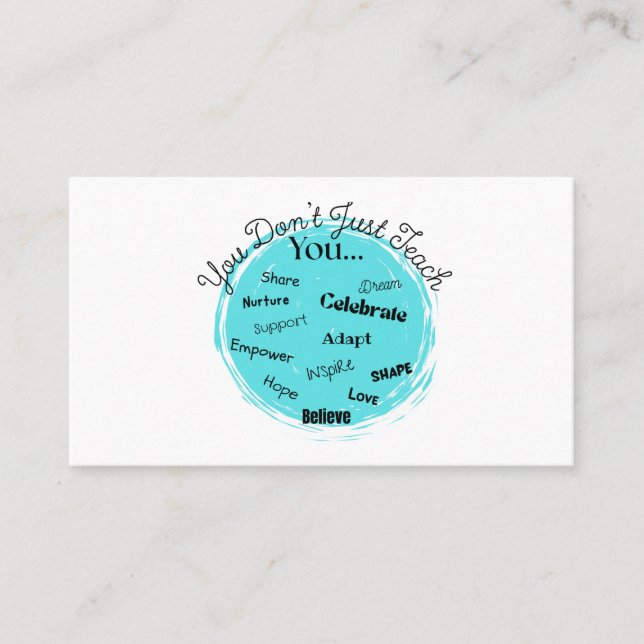 Professor Cartão de visita (Frente)