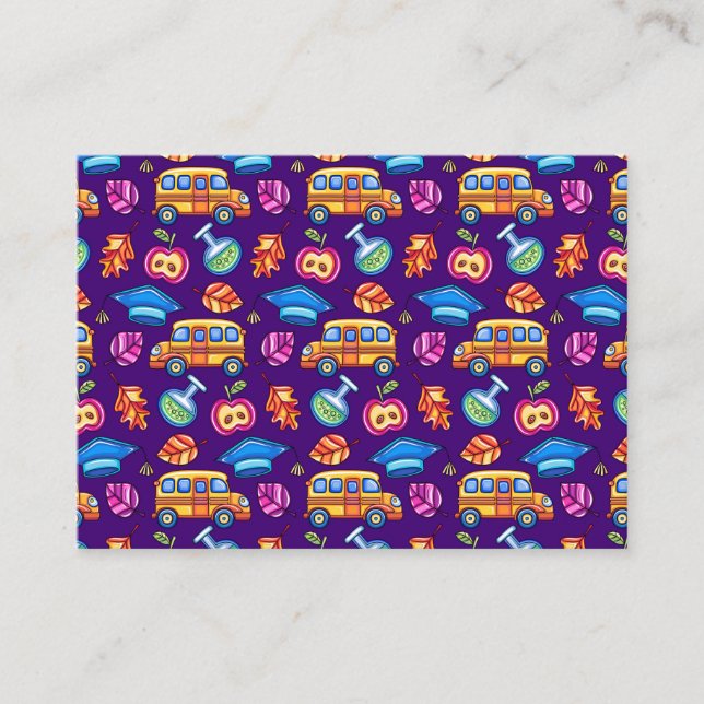 Professor Cartão de visita (Frente)