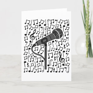 Professor de Canto Musical de Notas de Microfone S