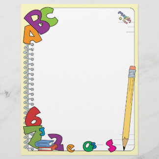 Professor de Escola Letterhead