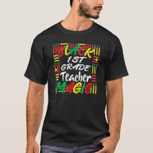 Professor de História Negra Mês de Camisetas Negra