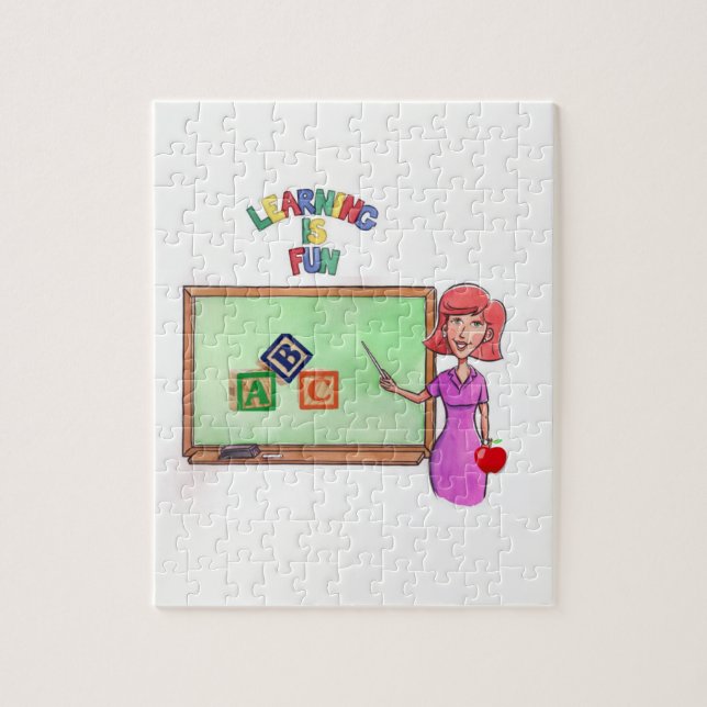 Professor de Quebra-cabeça de Jigsera (Vertical)