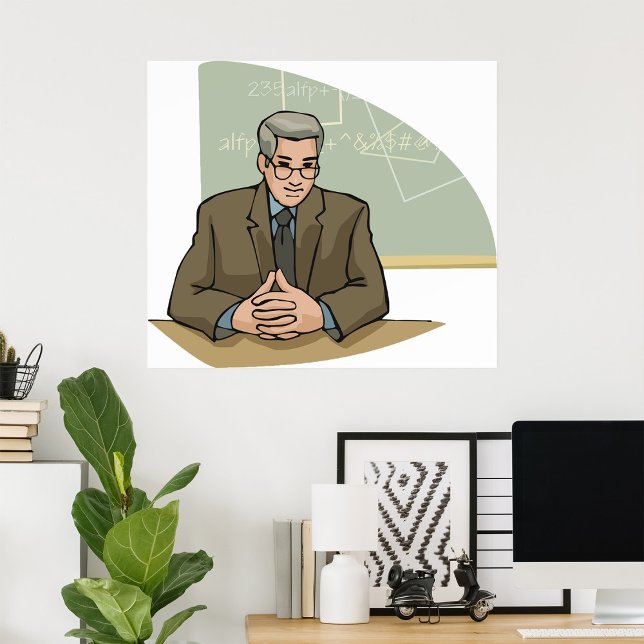 Professor em Poster de classe (Criador carregado)