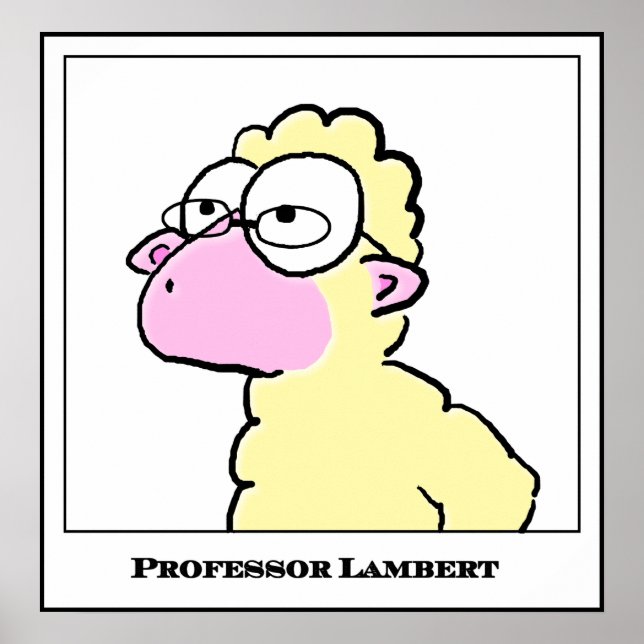 Professor Lambert Poster (Frente)