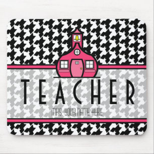 Professor Mousepad - Houndstooth