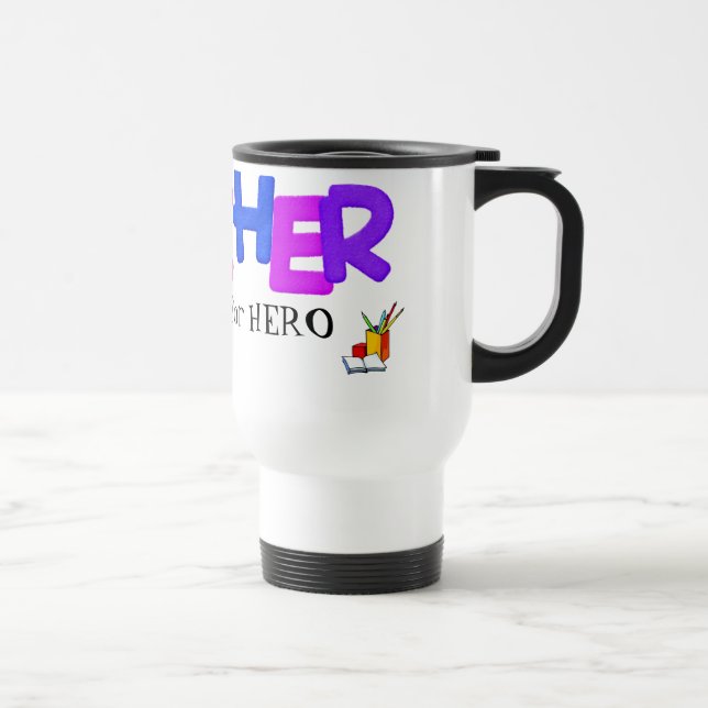 Professor Outro Nome Para A Caneca de viagem Herói (Direita)