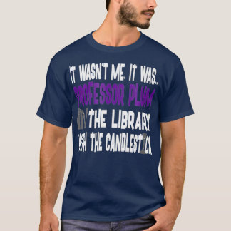 Professor Plum Library Candlestick - Camisa de Pis