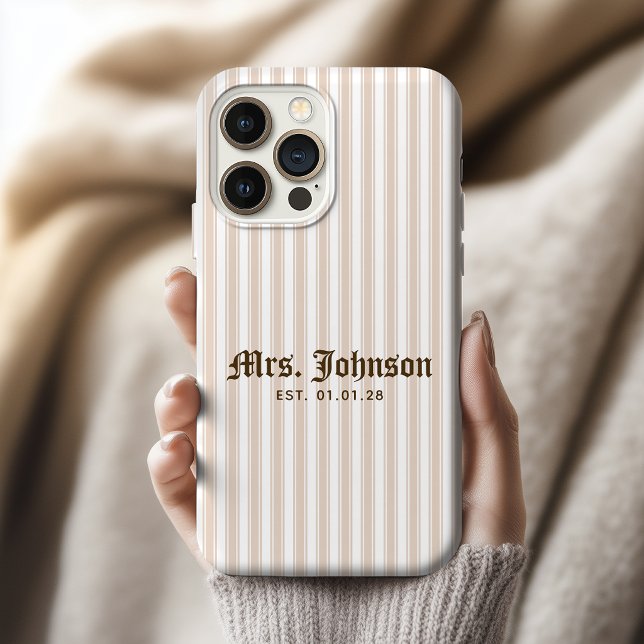 Professor | Presente de Casamento Elegante com Lis (bride phone case, newlywed gift, wedding shower gift, anniversary gift for her, engagement gift,)