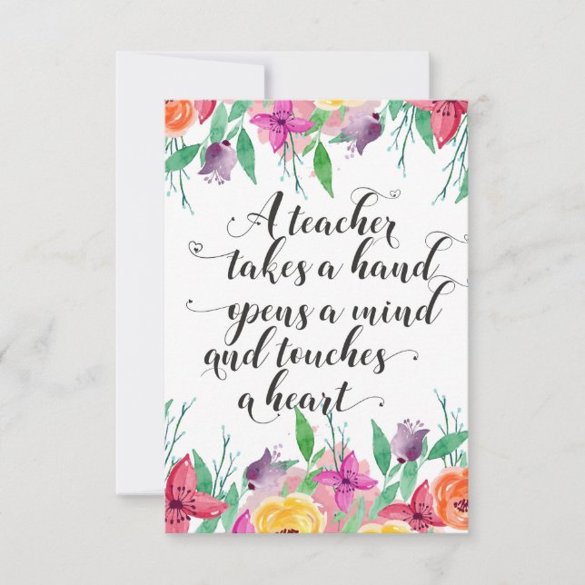 Professor que dá boas-vindas a professor de volta  (Frente)