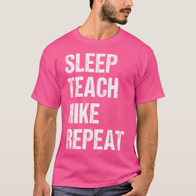 Professora Caminhando Camisa Engraçada Ensinando H (Frente)