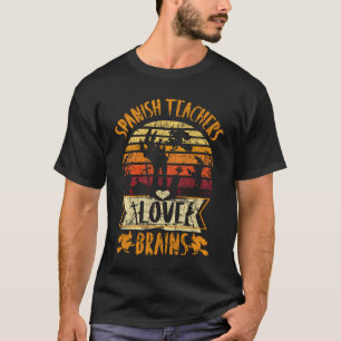Professora Engraçado Camisa Professores Espanhóis 