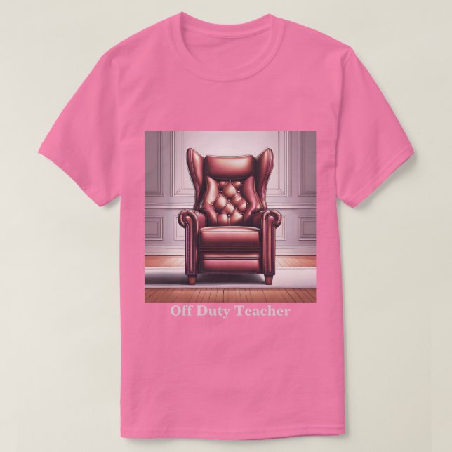 Professora Hibiscus Recliner T-Shirt (Frente do Design)