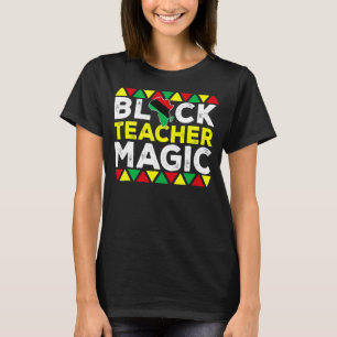 Professora Negra Camisa Mágica Melanina Orgulho Pr